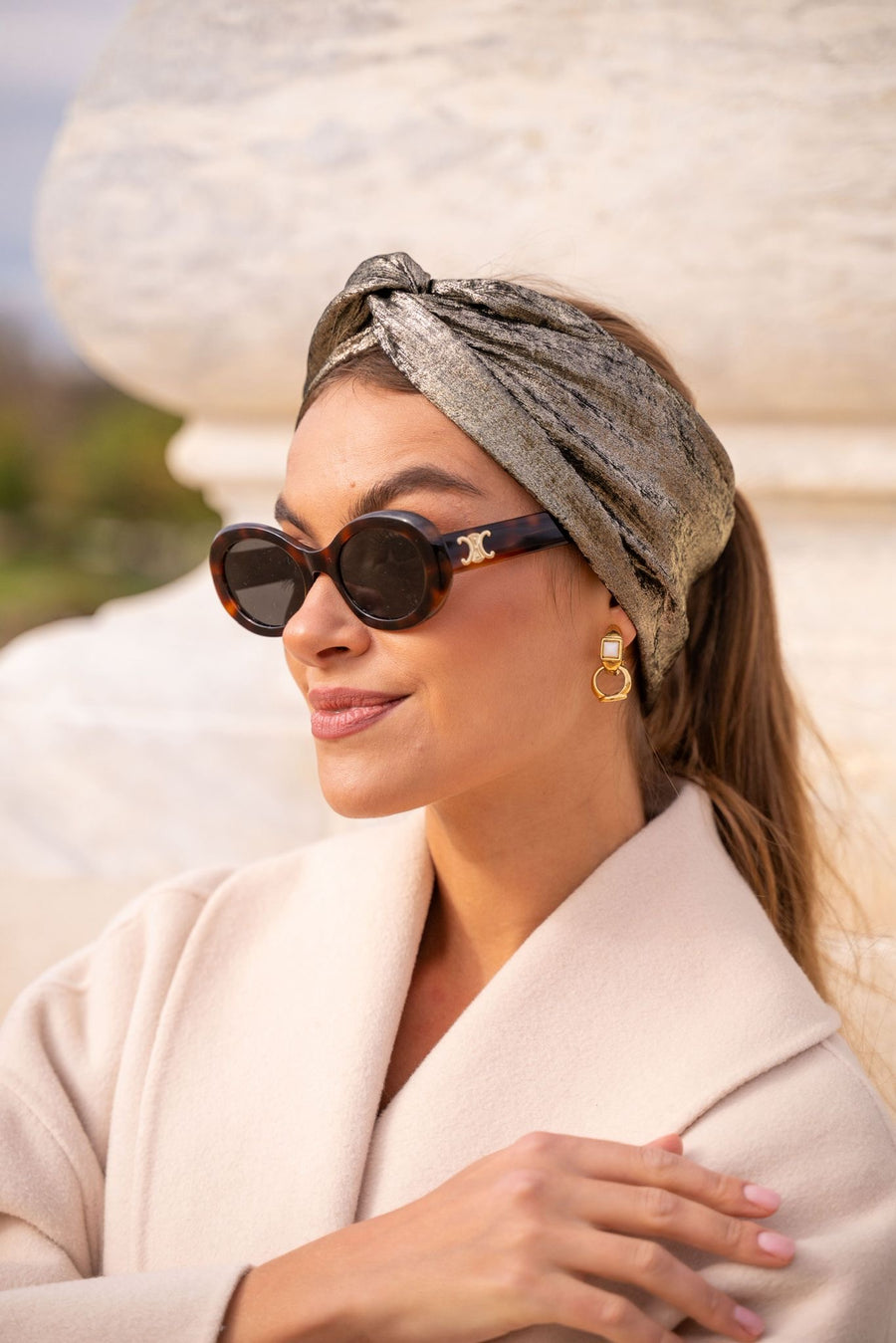 Turban Lurex Diva Doré