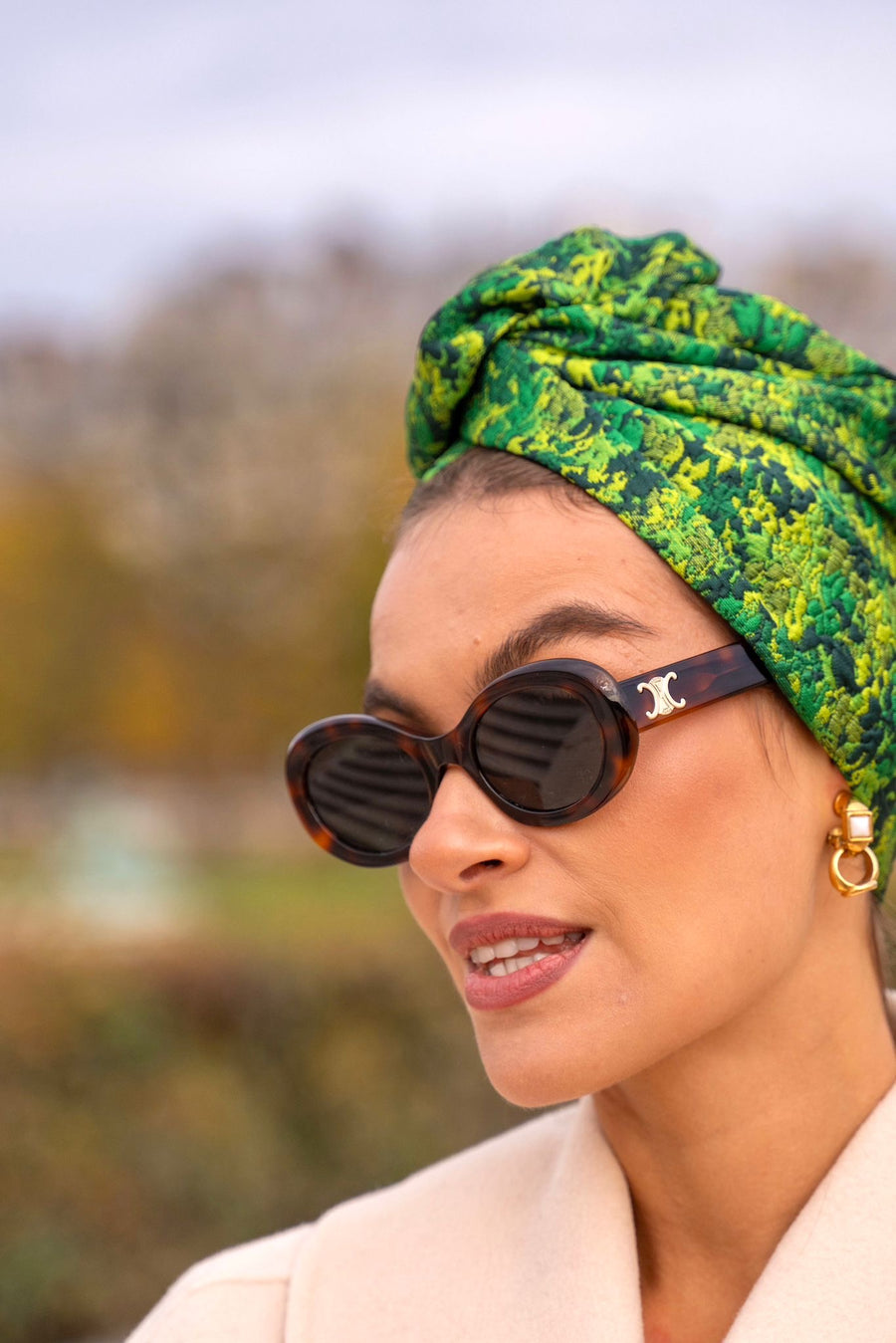 Turban Jacquard Forest Premium