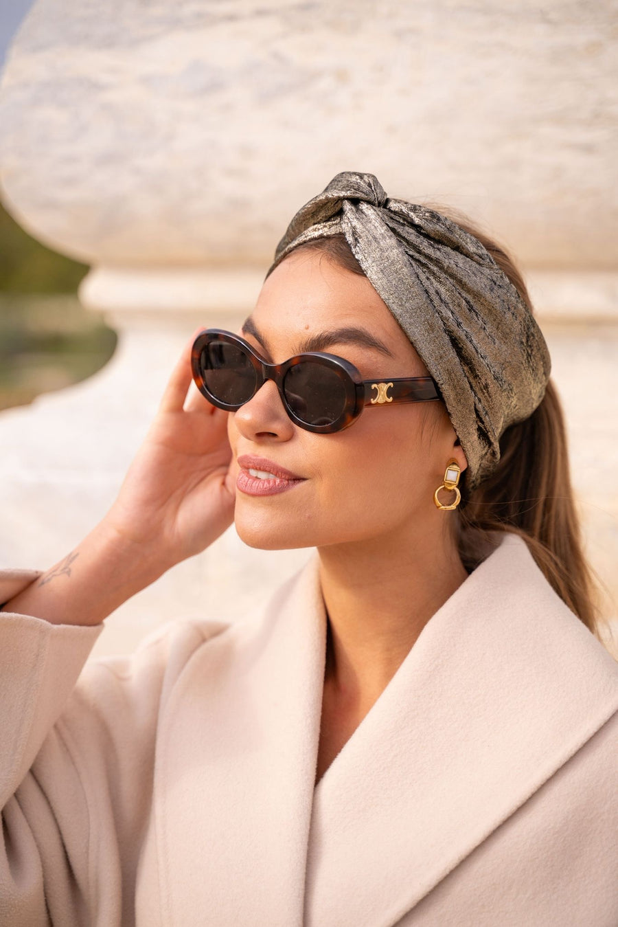 Turban Lurex Diva Doré