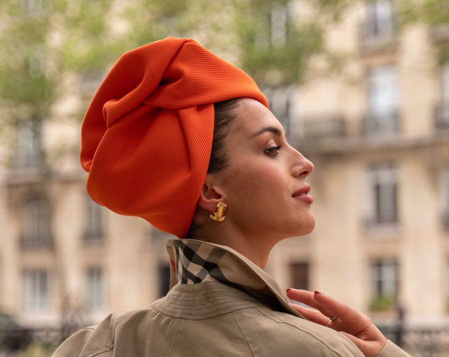 Turban Jacquard Orange