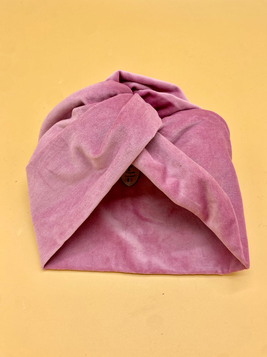 Turban Velours Rose L