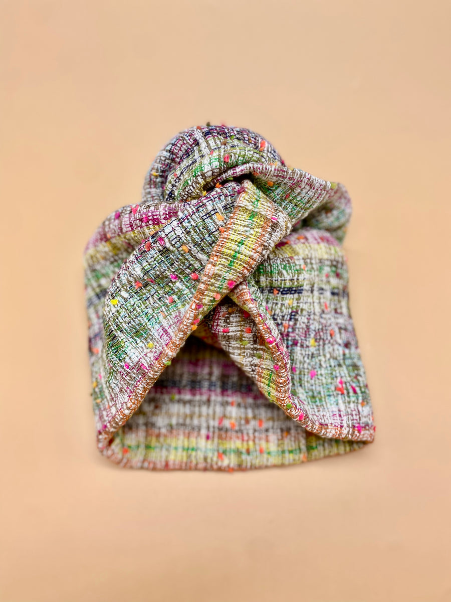 Turban Tweed Multicolore