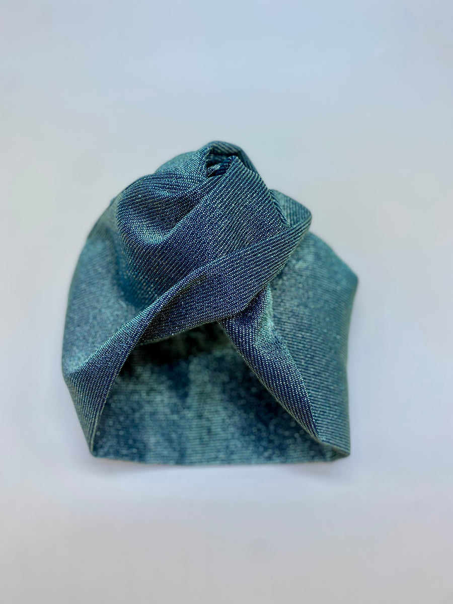 Turban Jacquard Lurex Vert (Copie)