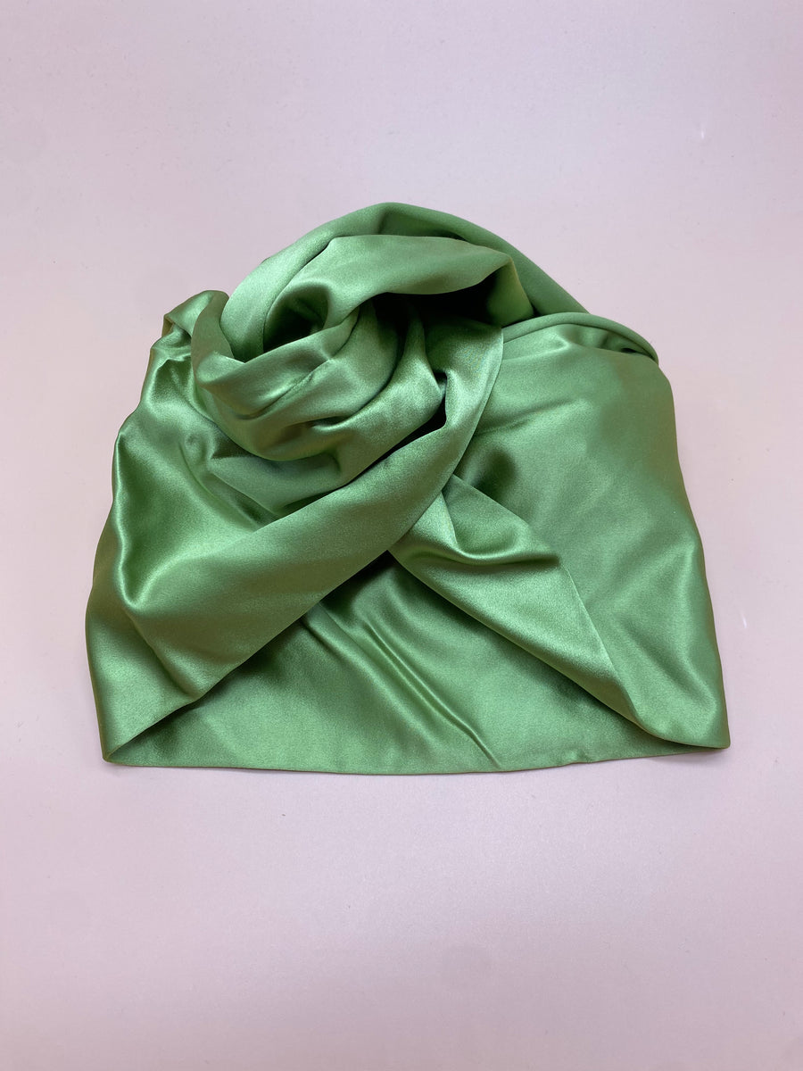 Turban Satin Duchesse Lime
