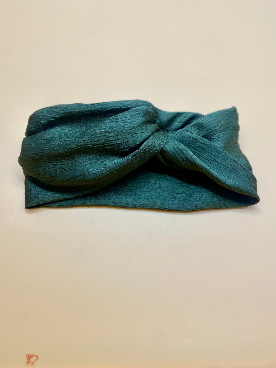 Turban Kaki Plissé