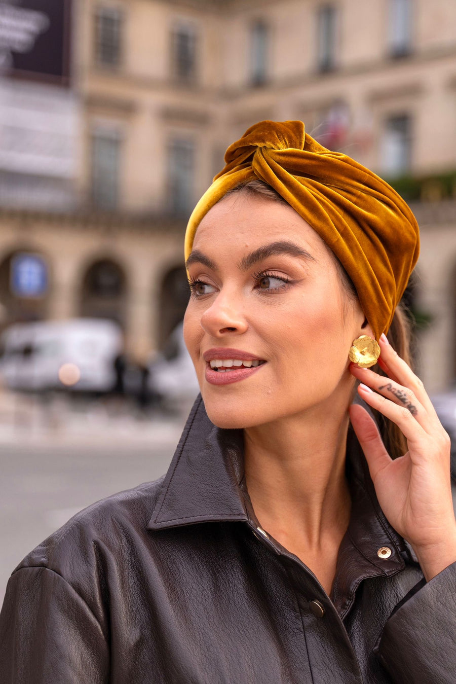 Turban velours de soie Venise