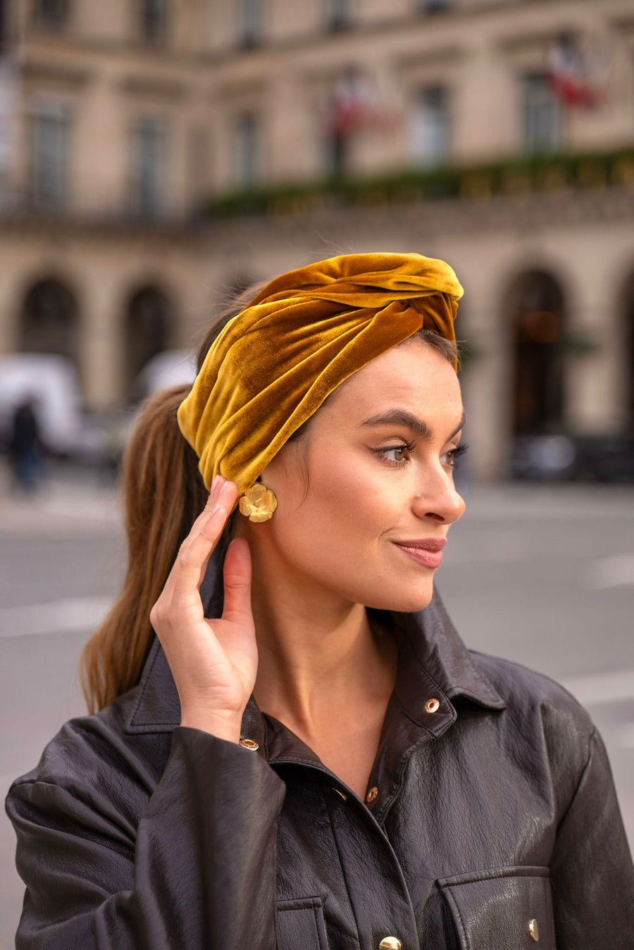 Turban velours de soie Venise