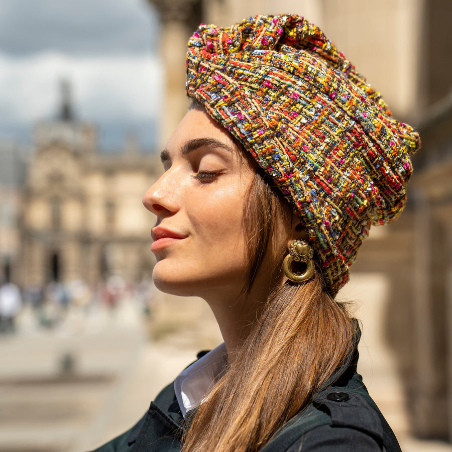 Turban Tweed Multicolore