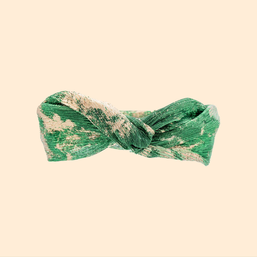 Turban New Lurex Vert