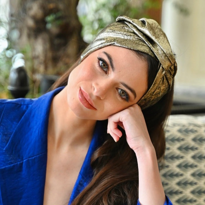 Turban Diva Doré